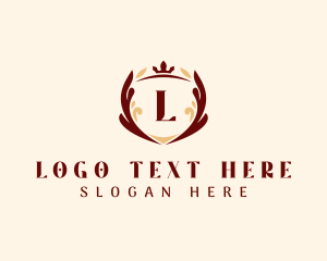 Lettermark - Royal Boutique Shield logo design