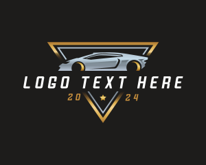 Race - Car Auto Mechanic logo design