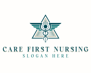 Nursing - Pharmaceutical Medical Caduceus logo design