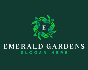 Gardening Organic Plant  logo design