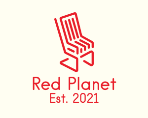 Red Lawn Chair logo design