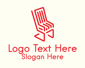 Red Lawn Chair Logo