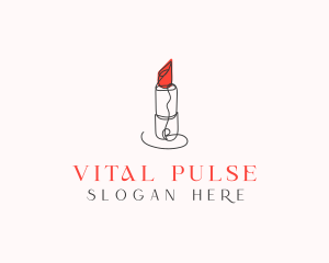 Beauty Salon Lipstick Logo