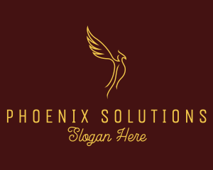 Phoenix - Elegant Flying Phoenix logo design