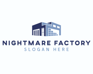 Industrial Warehouse Storage Building logo design