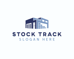 Inventory - Industrial Warehouse Building logo design