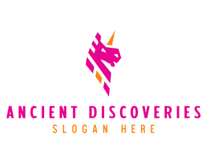 Unicorn Mythical Creature logo design