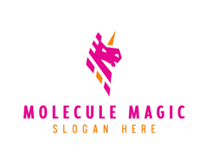 Unicorn Mythical Creature logo design