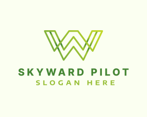 Pilot - Flight Aviation Pilot logo design