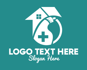 Clean - Medical Home Disinfectant logo design