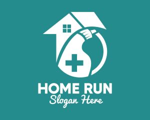 Medical Home Disinfectant  logo design