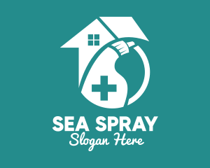 Medical Home Disinfectant  logo design