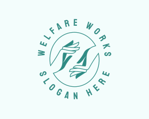 Welfare - Hand Caring Charity logo design