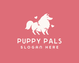 Spitz Puppy Love logo design