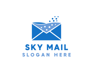 Mail Envelope Messenger logo design