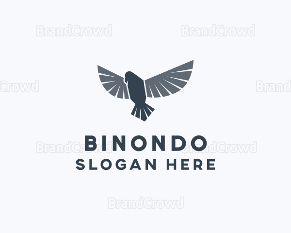 Aviation Falcon Bird Logo