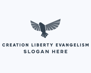 Aviation Falcon Bird logo design