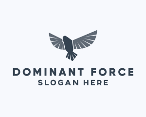 Aviation Falcon Bird logo design