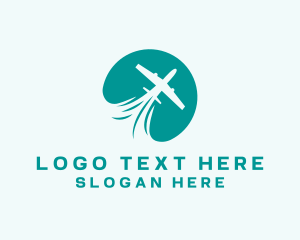 Pilot Airplane Travel Logo