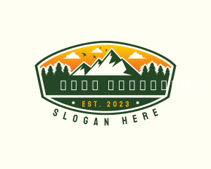 Campsite - Mountain Travel Summit logo design