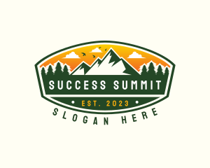 Mountain Travel Summit logo design