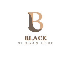 Boutique Luxury Letter B logo design