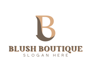 Boutique Luxury Letter B logo design