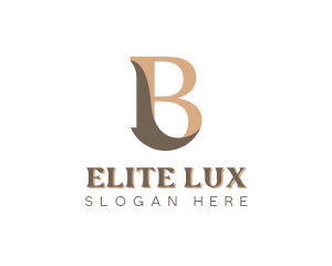 Upmarket - Boutique Luxury Letter B logo design