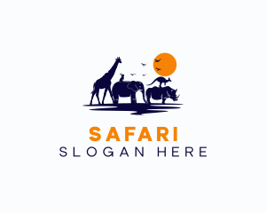 Animal Wildlife Safari logo design