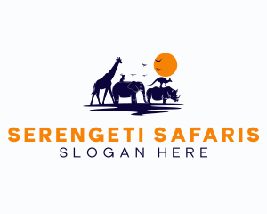 Animal Wildlife Safari logo design