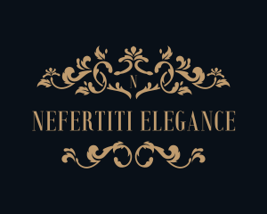 Luxury Stylish Floral logo design