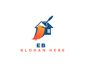 Renovation - House Painter Renovate logo design