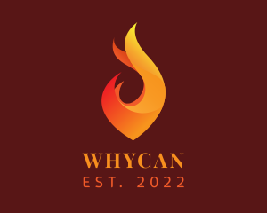 Spicy - Flame Heating Energy logo design