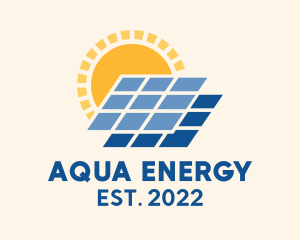 Solar Energy Sustainability  logo design