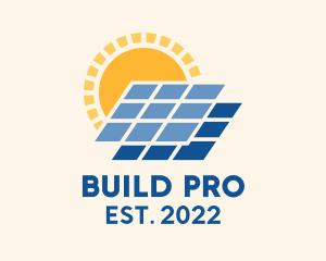 Environment - Solar Energy Sustainability logo design