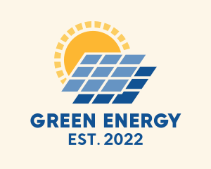 Solar Energy Sustainability  logo design