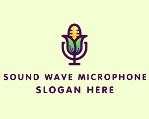 Microphone - Corn Microphone Media logo design