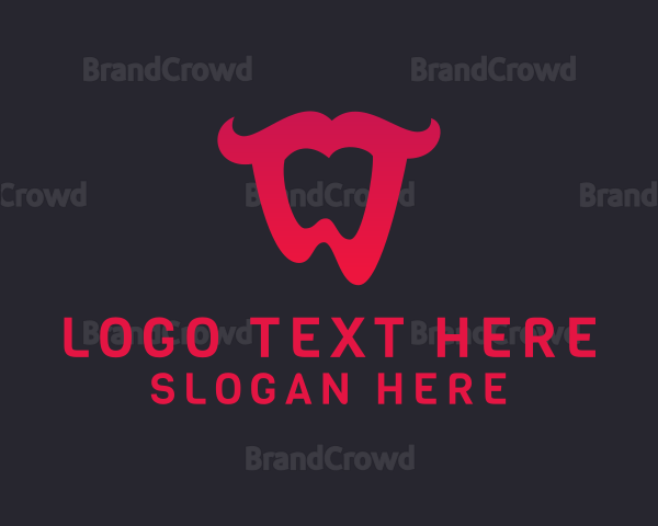Dental Tooth Letter W Logo