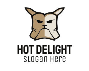 Tough Bulldog Dog logo design