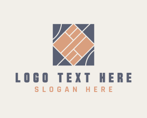 Pavement - Flooring Pattern Tile Design logo design