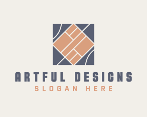 Flooring Pattern Tile Design logo design