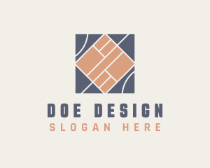 Flooring Pattern Tile Design logo design