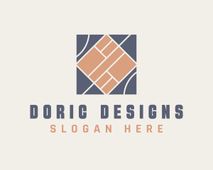 Flooring Pattern Tile Design logo design