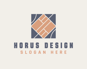 Flooring Pattern Tile Design logo design