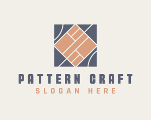 Flooring Pattern Tile Design logo design