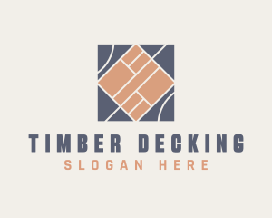 Decking - Flooring Pattern Tile Design logo design