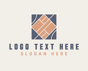 Parquet - Flooring Pattern Tile Design logo design