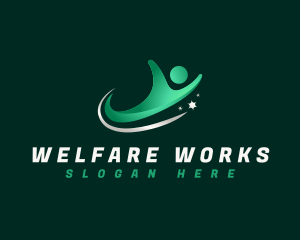 Welfare - Human Support Charity logo design