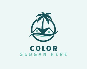 Tropical - Vacation Beach House logo design