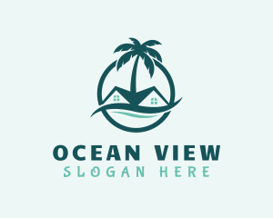 Vacation Beach House logo design